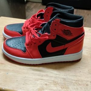Jordan 1 Red/black colorway